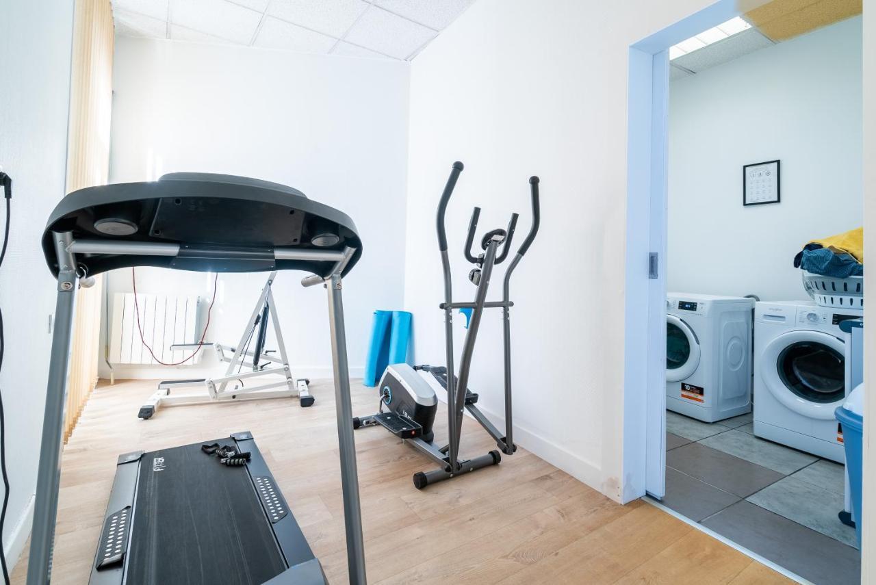 Duplex Lafargue Game Room Baby Foot Salle De Sport Jeux De Societe Лимож Экстерьер фото